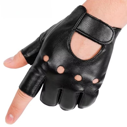 Mens motorcycle fingerless - mens,