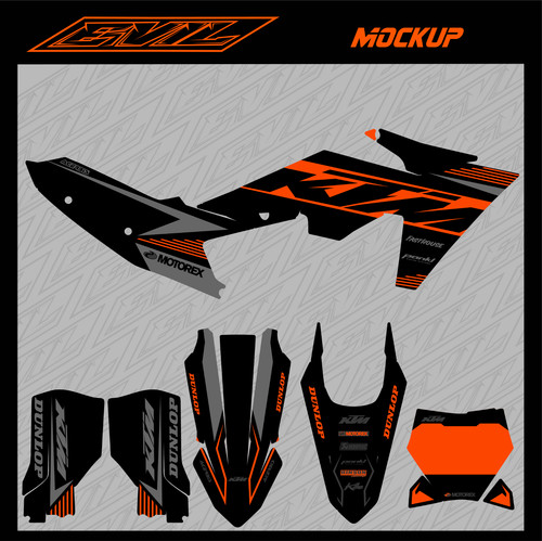 Graphics kit ktm sx sxf - graphics,