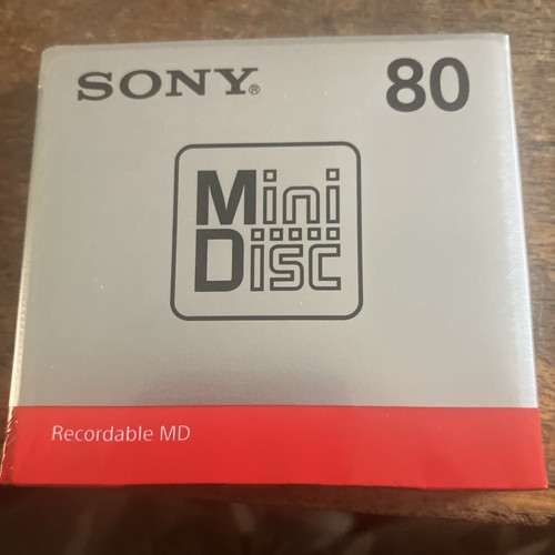 Sony md80 blank minidisc - sony,