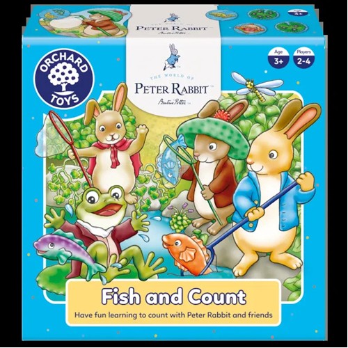 Peter rabbit fish and count - fish,