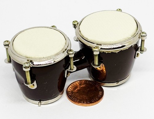 Dolls house bongo - bongo, pair