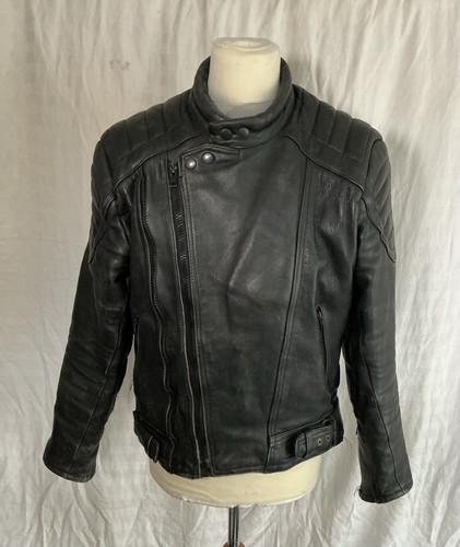 Leather motorcycle jacket - leather,