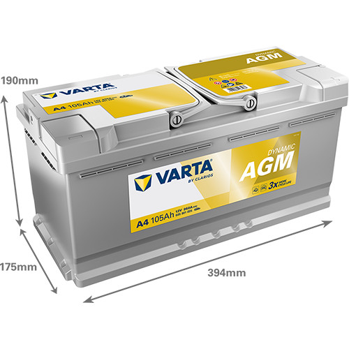 Varta vrla agm car - a4,