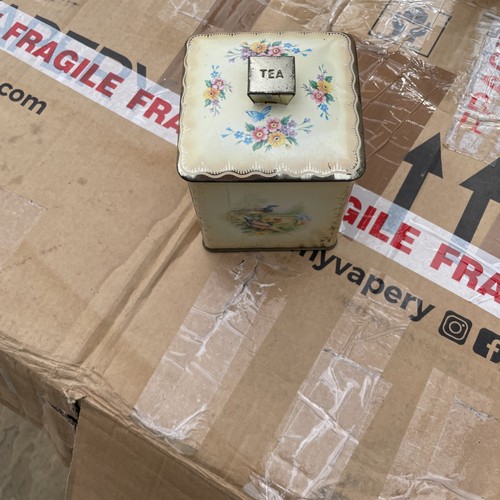 Vintage 40s 50s decorative tin - 40s/50s,