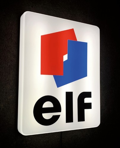 Elf petrol station led - elf,