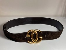 Vintage Gucci Brown Suede and