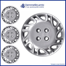 SERIE 4 BORCHIE - 4 COPRICERCHI COPPE RUOTA 14 PER FIAT PUNTO ELX 97->