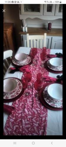 Dinner set and glasses - set,