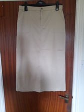 M&S Beige Skirt Size 14 Never