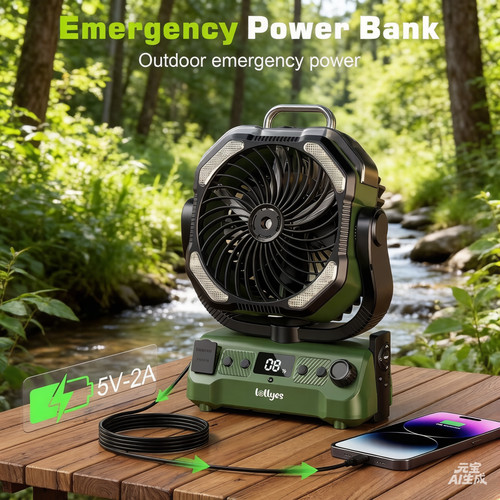 Camping fan 20000mah - camping,