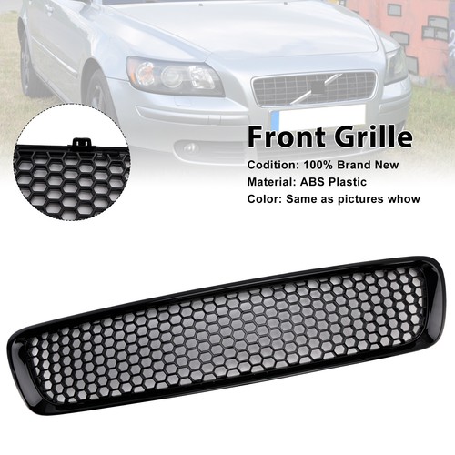 Gloss black front bumper - black,