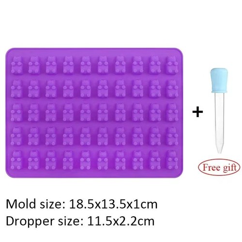 Mini bears silicone mould - 50,