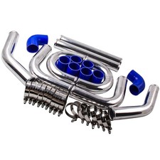 2.5" 64mm Aluminum Turbo Intercooler Turbo Piping pipe Universel Turbo tuyau kit