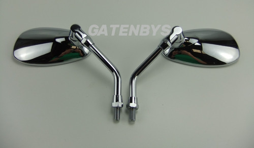 New pair chrome mirrors - new,