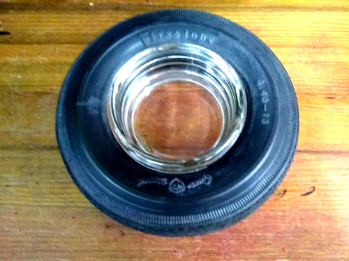 Firestone tyre ashtray bmc - firestone, ashtray,bmc