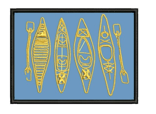 Canoes kayaks patch - &,