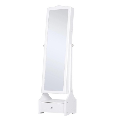 Homcom led mirrored jewelry - mirrored,