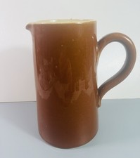 Vintage Lovatt’s Langley Mill Brown Stoneware Jug –Large 20cm – English Pottery