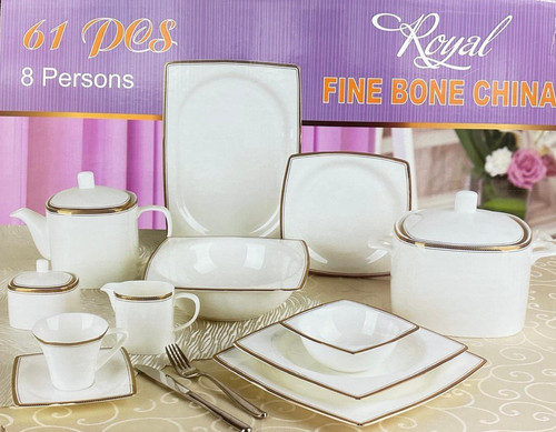 Vintage square bone china - vintage,