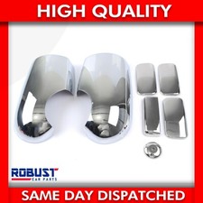 CHROME WING MIRROR COVERS & 4