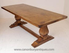 Oak Refectory Table Trestle