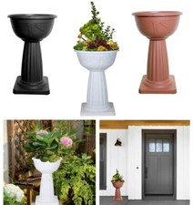 PLASTIC TALL PEDESTAL ROUND