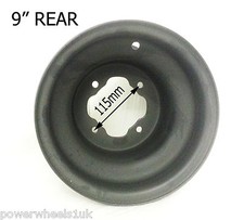 RIM44 SINGLE 9" REAR RIM BLACK