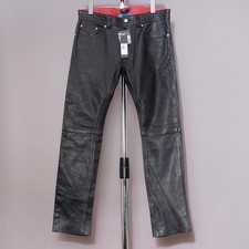Diesel Leather Jeans Mens