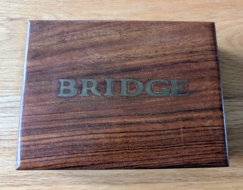 Vintage solid wood bridge - vintage, box