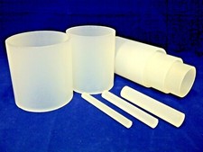 Frosted Acrylic Tube Rod Extruded Satin Perspex Round Bar & Hollow Diffuser