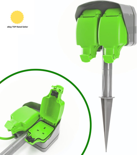 Garden spike socket 15m - socket,,
