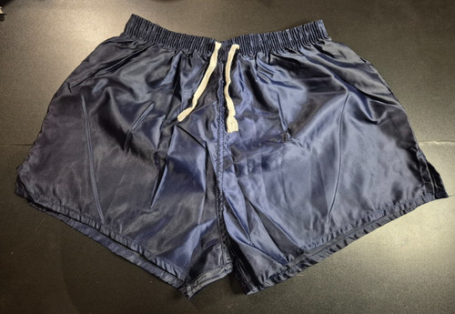 Vintage dark navy blue shiny