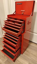 Snap On Tools USA Ultra Rare 2pc Dealer Sample Mini Tool Box 1:2 Scale Vintage