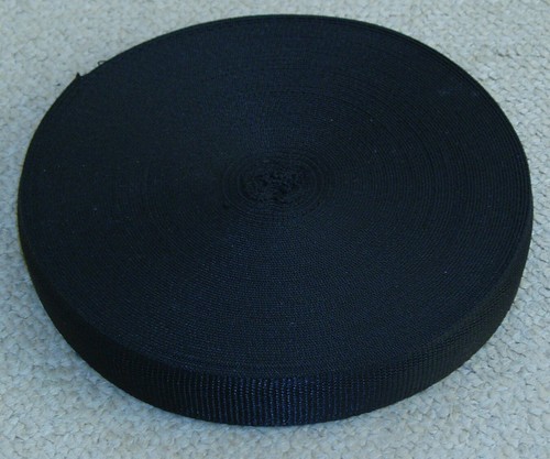 Inch 25mm wide black nylon - 1,