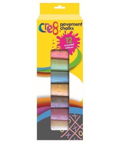 Cre8 coloured pavement chalk - coloured,