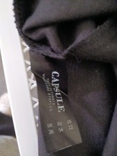 Ladies New Linen Skirt Black Size 28 Bbw With Tags Never Worn