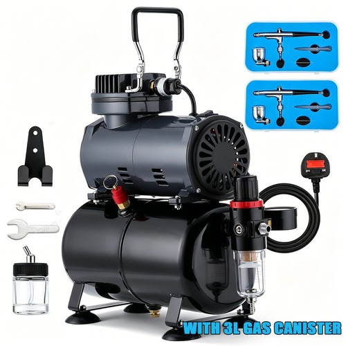 Airbrush kit compressor - +, with