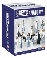 Grey's Anatomy: Complete Seasons 1-6 DVD (2011) Ellen Pompeo cert 15 Great Value
