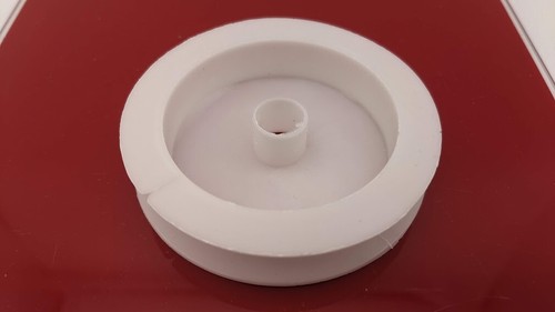 White plastic spool 69mm empty - white,