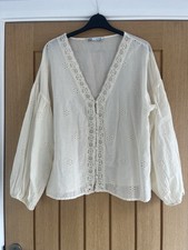 Zara Cotton Boxy blouse shirt