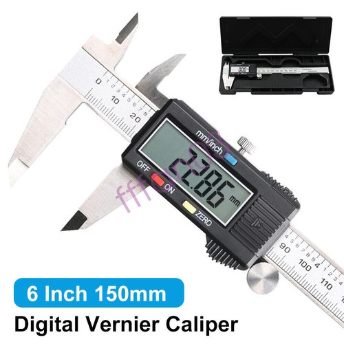 Lcd 150mm digital vernier - 6",