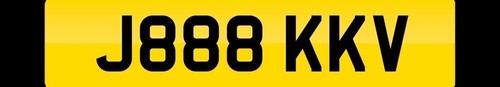 Number plate registration - plate,
