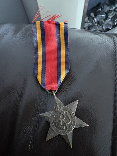 Ww2 british burma star medal - ww2,