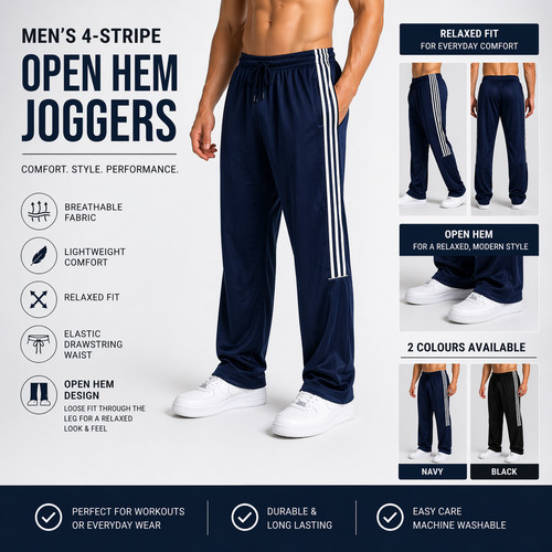 Mens open hem - mens,