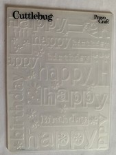 CUTTLEBUG EMBOSSING FOLDERS