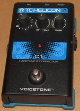 TC Helicon VoiceTone C1 Hardtune and Pitch Correction Vocal Effects Pedal