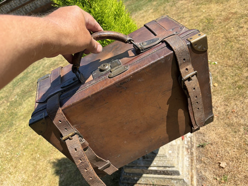 Vintage leather oak lined - vintage,