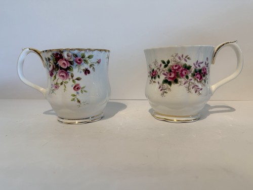 Vtg lot royal albert footed - albert,