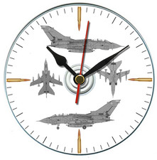 Panavia Tornado GR4 fighter bomber dvd desk clock, can be personalised