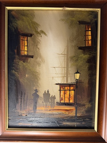 Tom gower original oil - gower,